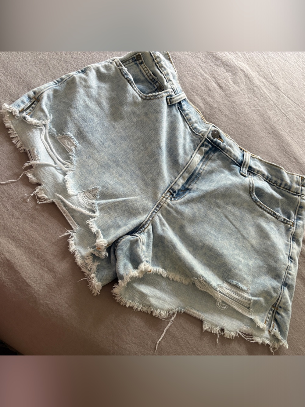 Aerie Distressed Daydream Women's Shorts Large